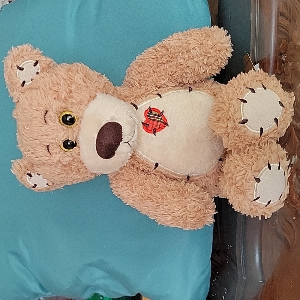 Vintage first and main bear with red heart